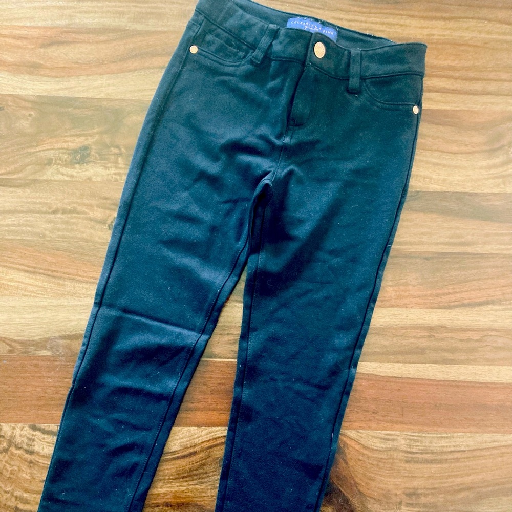 Celebrity Pink girls size 12 black jeggings